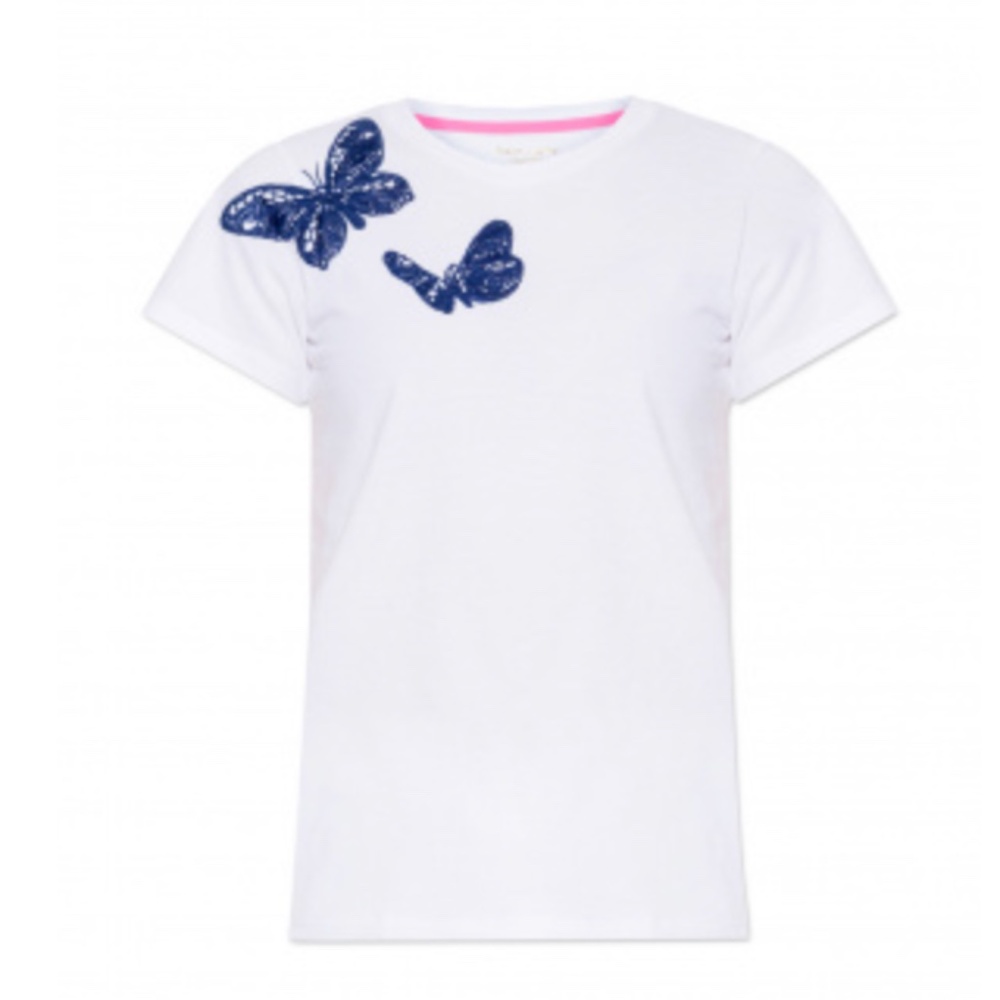 Kate Spade Spring Flight Embroidered Tee